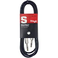 Stagg SAC1PS DL - Cable jack (simétrico- 1 m)- color negro
